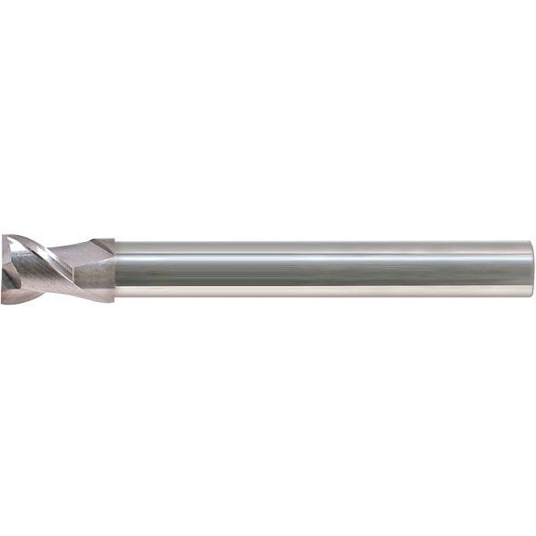8x8x7x100 2FL Square 50 Degree Helix Short Flute Reduced Shank Endmill for Aluminum
